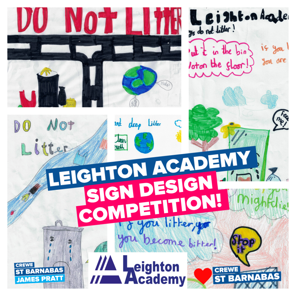 Leighton academy sign design competiton