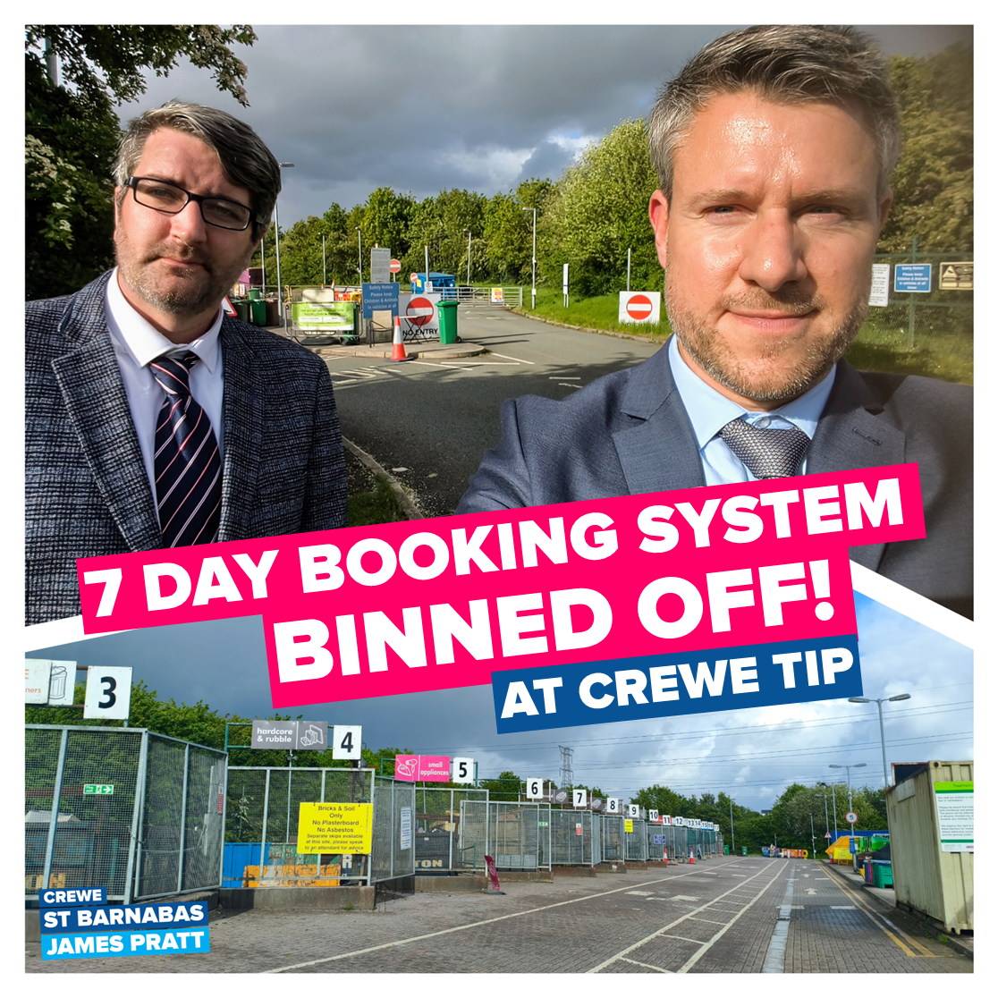 7 day booking system binned off