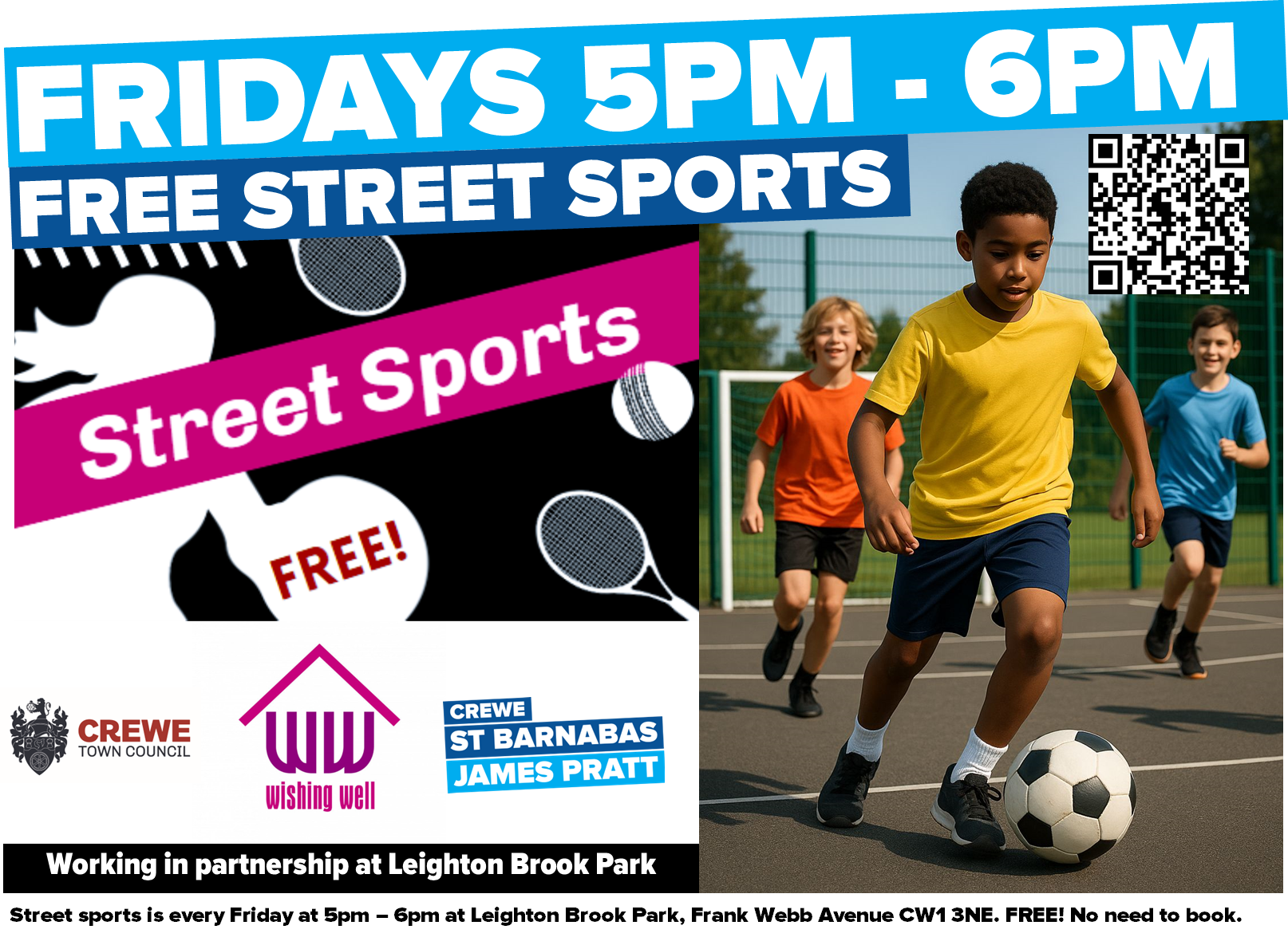 Street sports flyer