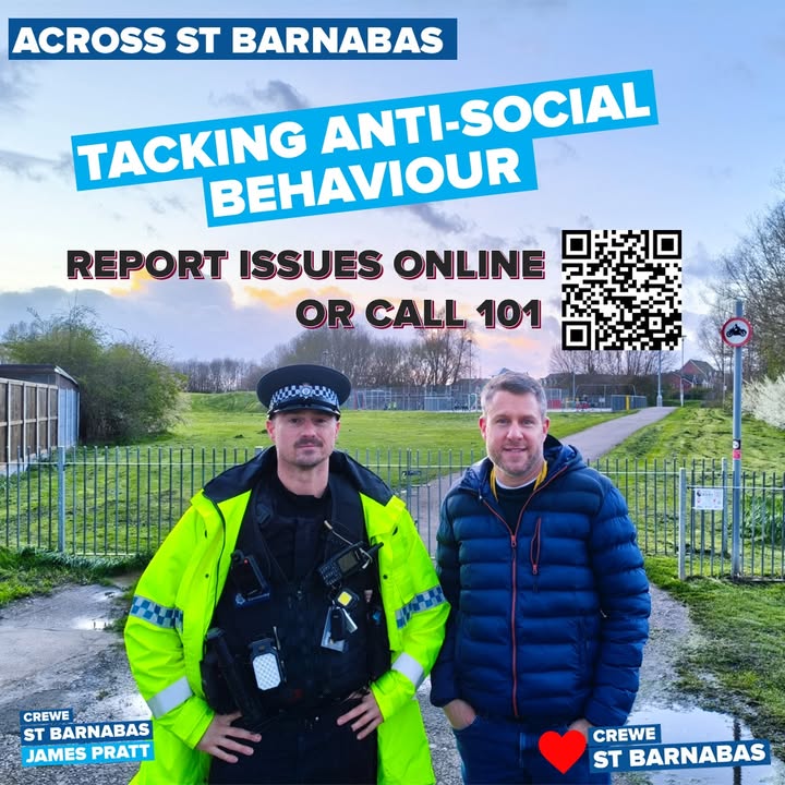 Councillor James Pratt - Crewe, St Barnabas